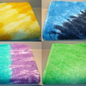 Tie & Dye jacquard terry towels