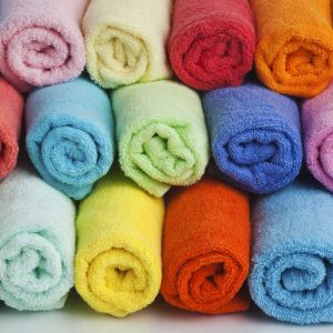 Plain dyed terry towels