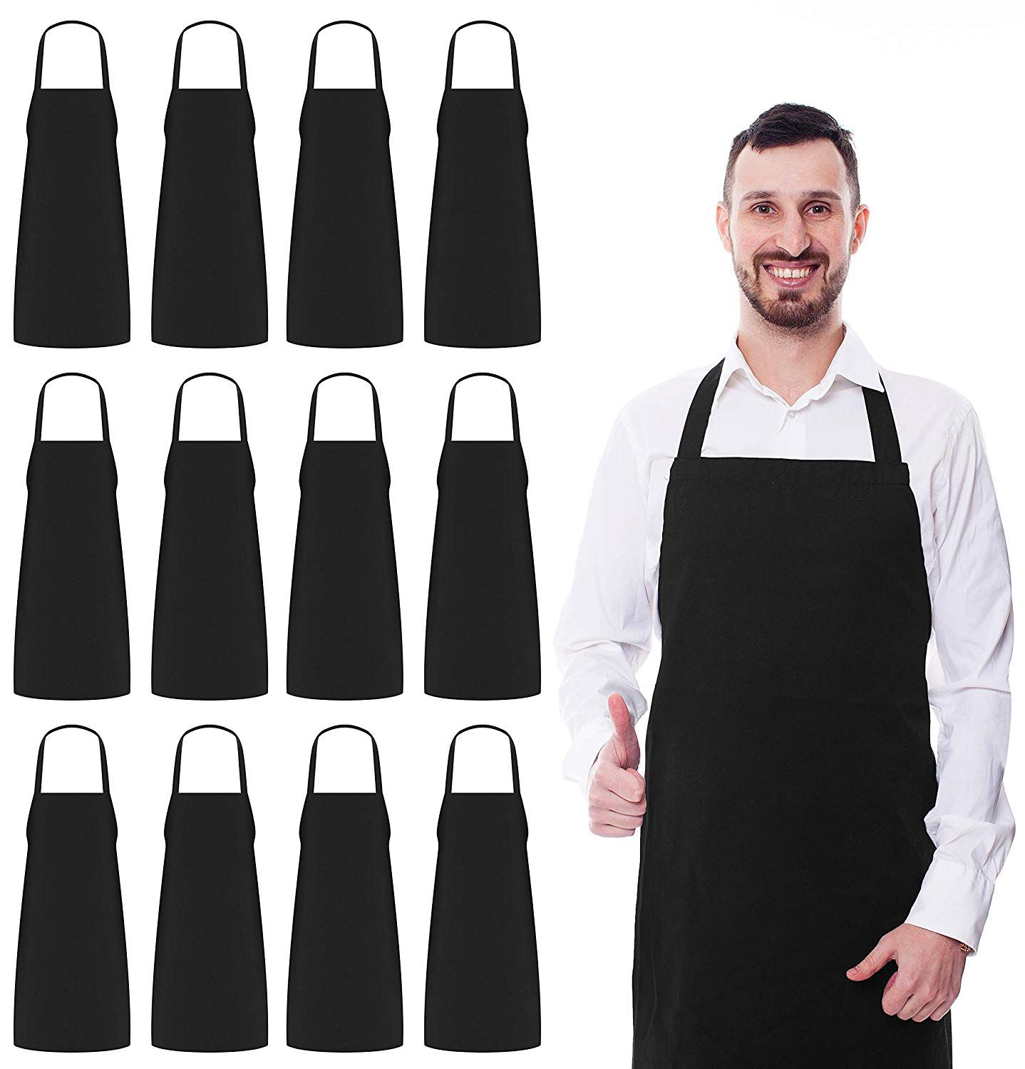 Bib Aprons 12 Pack
