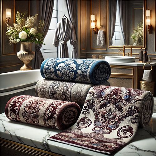 Velour Jacquard Towels