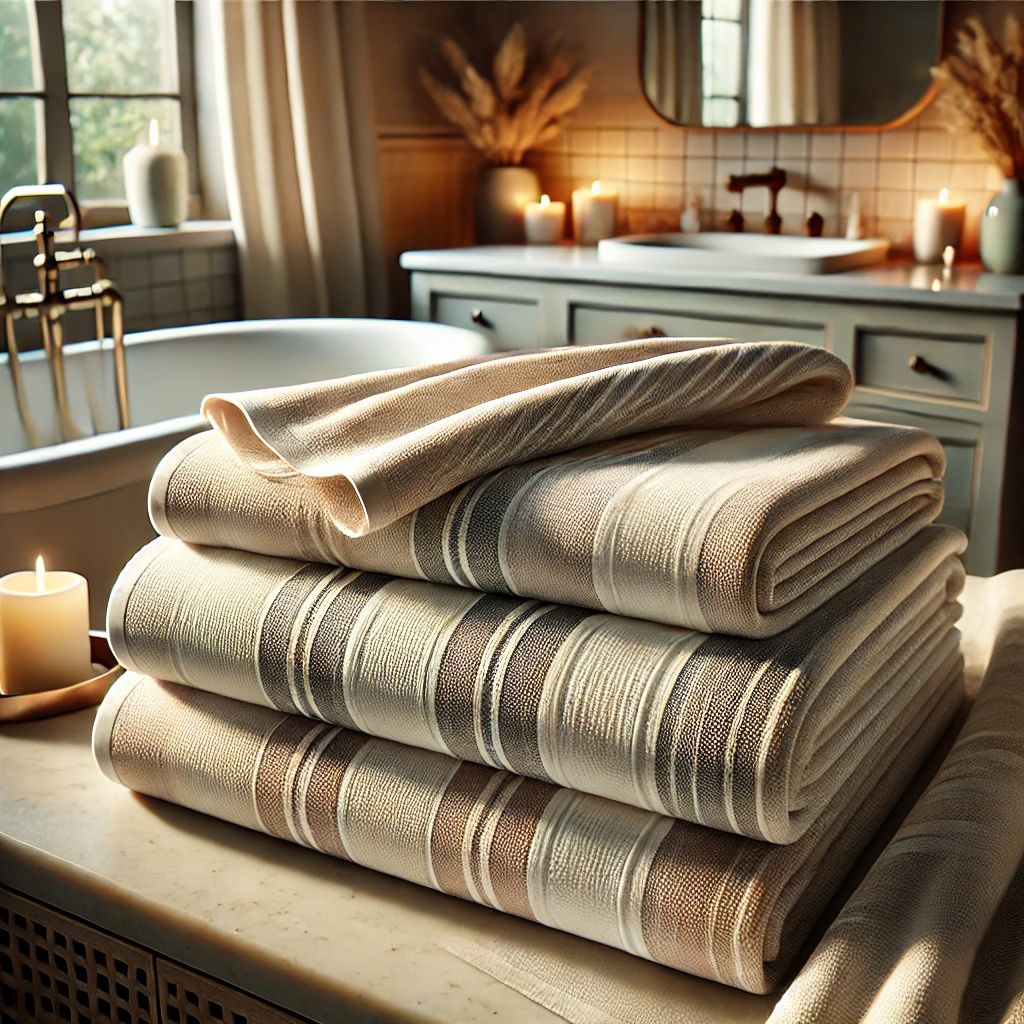 Viscose Stripe Towel