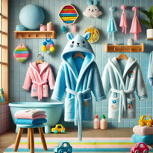 Kids Terry Bathrobes