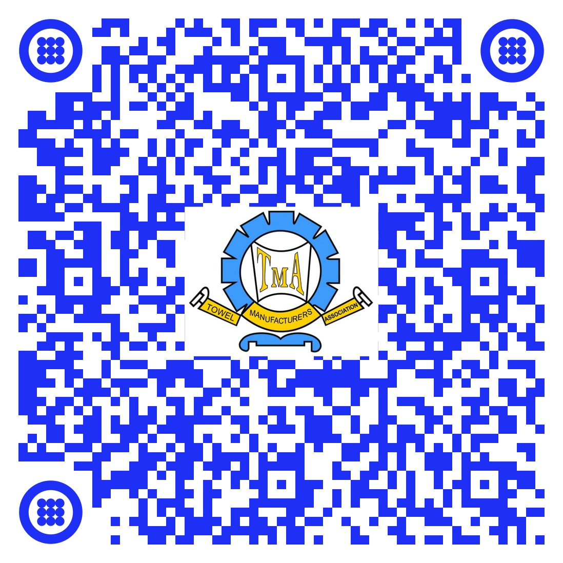 Blue QR